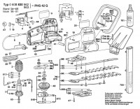 Bosch 0 600 830 962 PHS-36-G Hedge-Trimmer Spare Parts